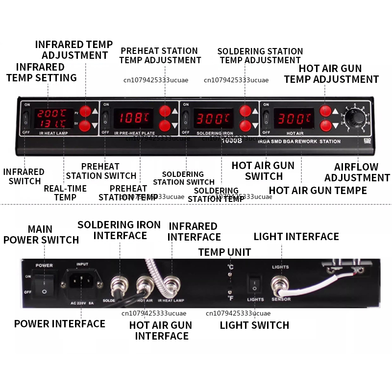1000B/1000A Infrared Multifunc - Infrared Bga Rework Station recension och pris