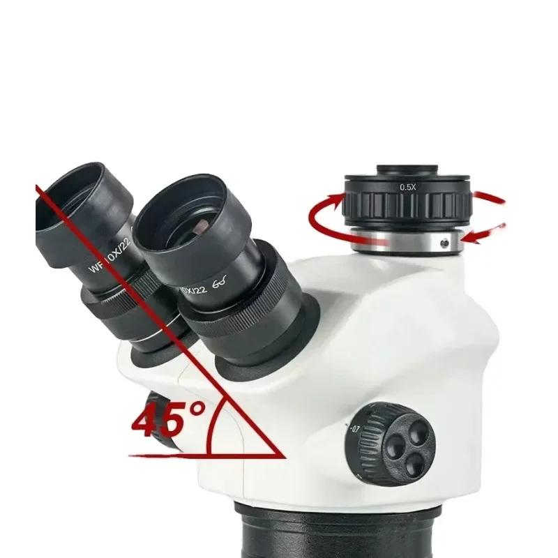 2026 New 3.5X-100X Flexible Ar - Articulating Arm Boom Stand Microscope recension och pris