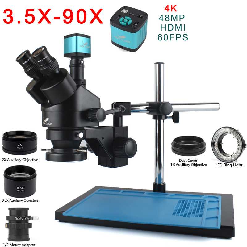7X-45X 3.5X-90X Trinocular Ste - Trinocular Stereo Microscope 7X-45X recension och pris