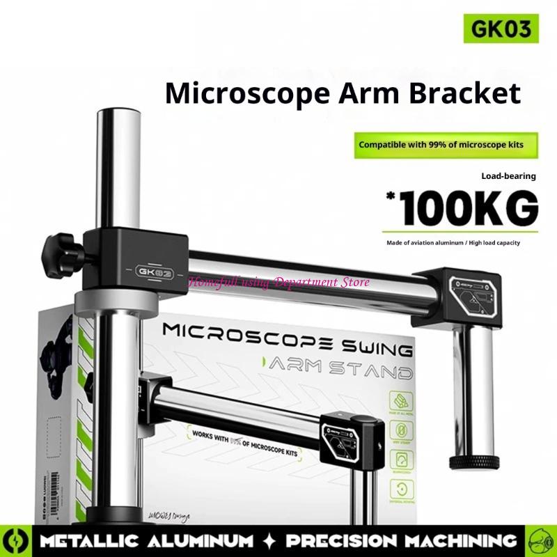  Stereo Microscope Double Arm  - Articulating Arm Boom Stand Microscope recension och pris